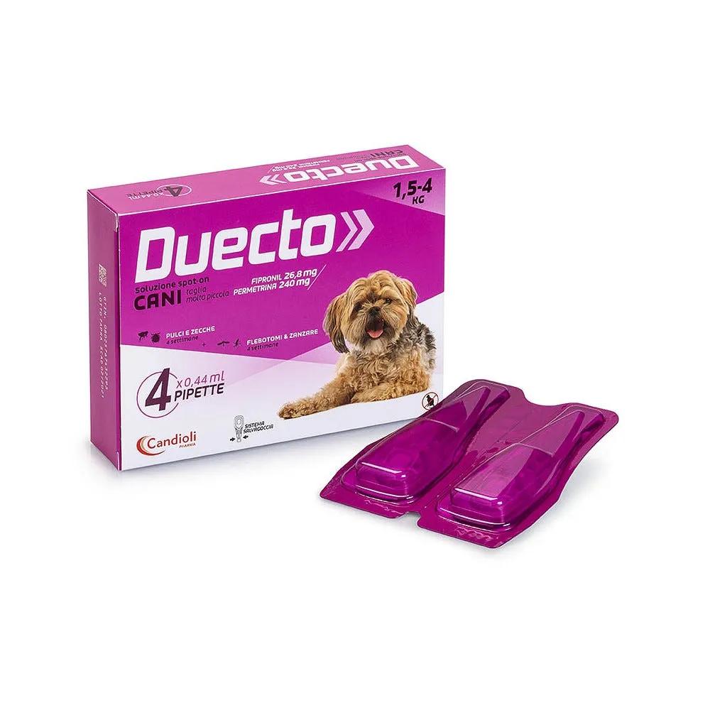 Duecto Antiparassitario Cani 1,5-4 Kg 4 Pipette