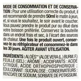 (aloevera)2 Zuccari Nutri-Aloe Goût Pêche Blanche 500ml