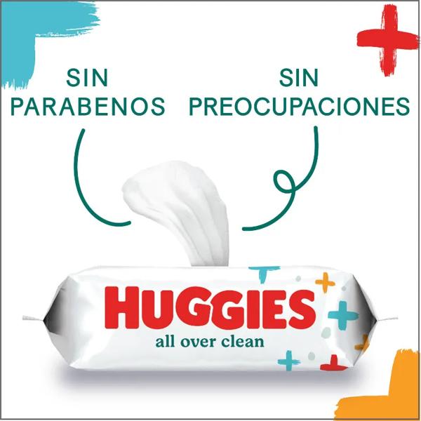 Huggies All Over Clean Babydoekjes 4x56 stuks