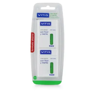 Vitis Pack Dental Tape mit Fluor und Minze 2 x 50 m