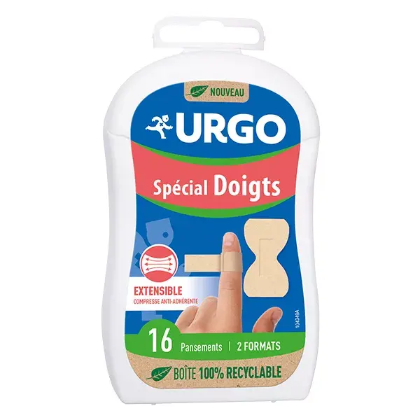 Urgo First Aid Special Finger Dressing 2 Formats 16 units