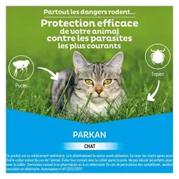 Clément Thekan Parkan Collier Antiparasitaires Chat 38cm