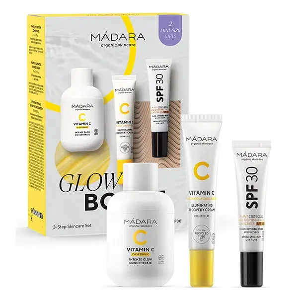 Madara Cosmetics Coffret Soins Glow Boost en 3 étapes 60ml