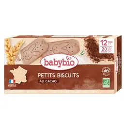 Babybio Petits Biscuits au Cacao +12m Bio 160g