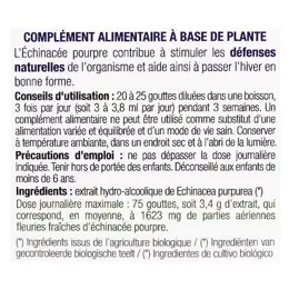 Ladrôme Extraits de Plantes Fraîches Echinacea Bio 100ml