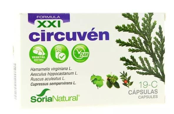 Soria Natural Circuvén 19-C Fórmula XXI 30 Cápsulas