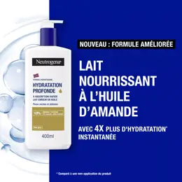 Neutrogena Hydratation Profonde Lait Enrichi en Huile 400ml