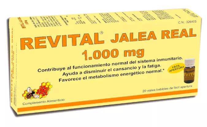 Revital geleia Real 1000Mg 20 Frascos