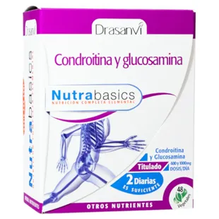 Drasanvi chondroitin 48 Glucosamine capsules Nutrabasics