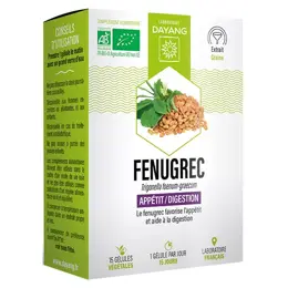 Dayang Fenugrec Bio 15 gélules