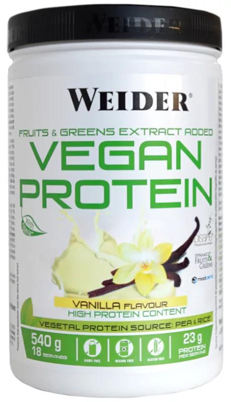 Weider Proteína Vegana Vainilla 540 gr