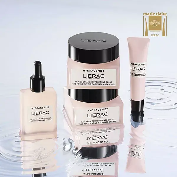 Lierac Hydragenist Coffret Trousse Hydratation Eclat - Crème 50ml + Soin Yeux 15ml