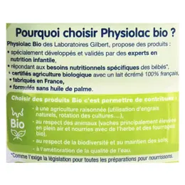 Physiolac Bio Lait 1er âge 800g