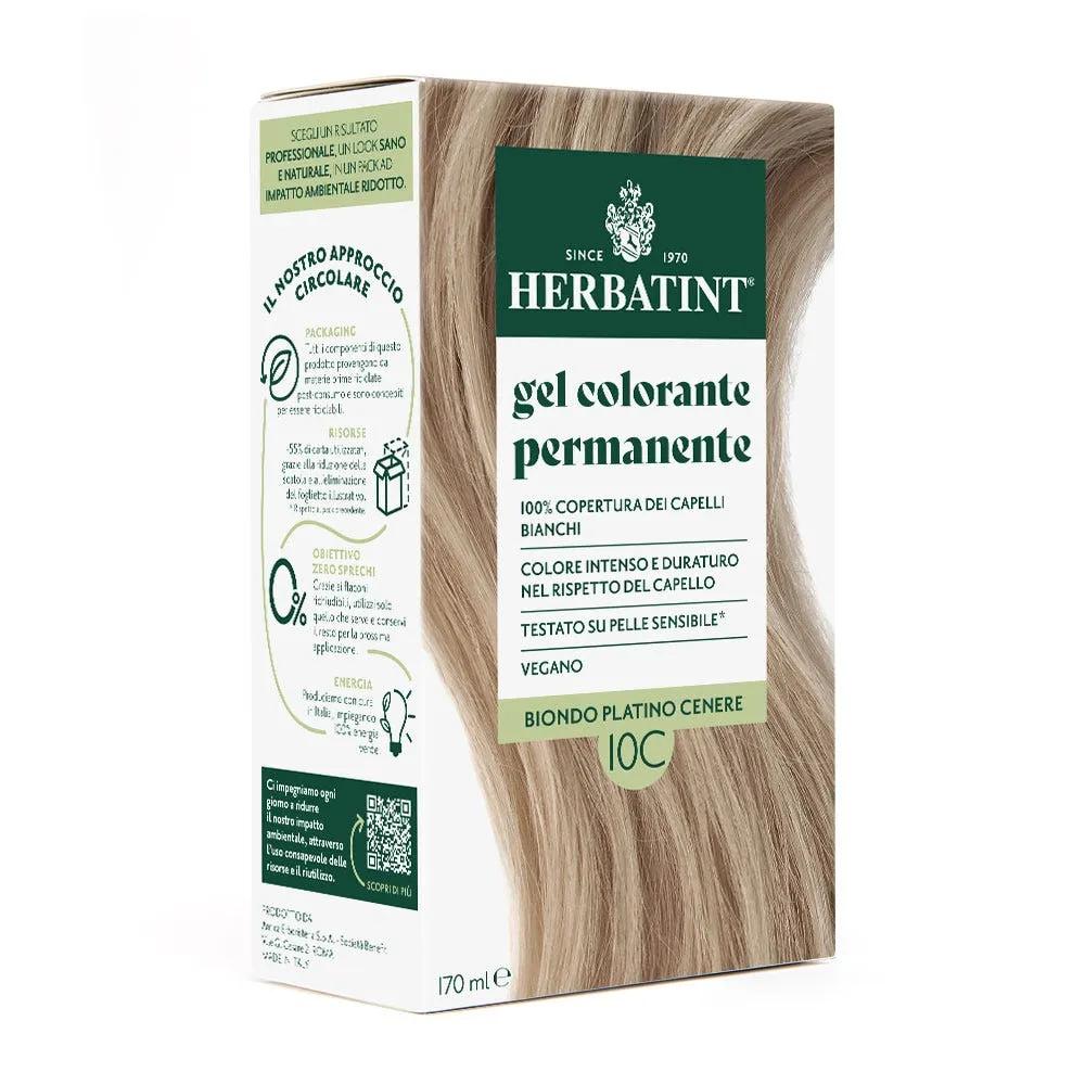 Herbatint Tintura Capelli Gel Permanente 10C Biondo Platino 170 ml