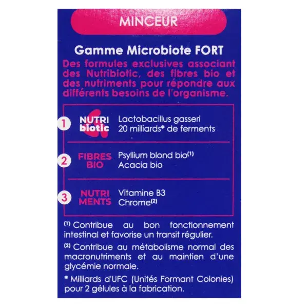 Nutrigée Microbiot Fort Minceur 30 gélules