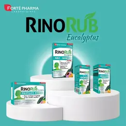 Forté Pharma RinoRub Rhume Nez Toux Gorge Eucalyptus 15 comprimés