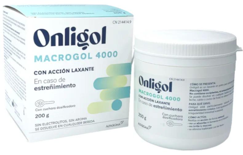 Onligol Macrogol 4000 Poudre Constipation 200 gr