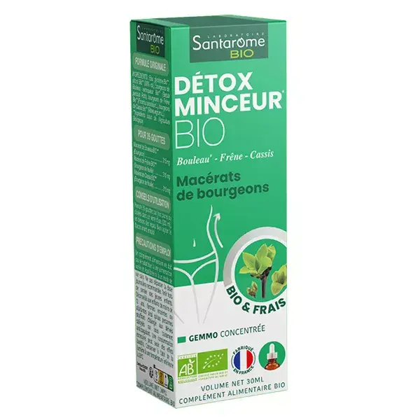 Santarome Organic Blossom Trio Complex Detox Remedy Pipette Bottle 30ml 