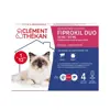 Clement Thekan Anti-Puces Anti-Tiques Chats 1-6kg 4 Pipettes