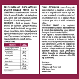 Eafit Minceur 360 - Brûleur Extra Fort - Brûleur de graisses -  Black Ginger