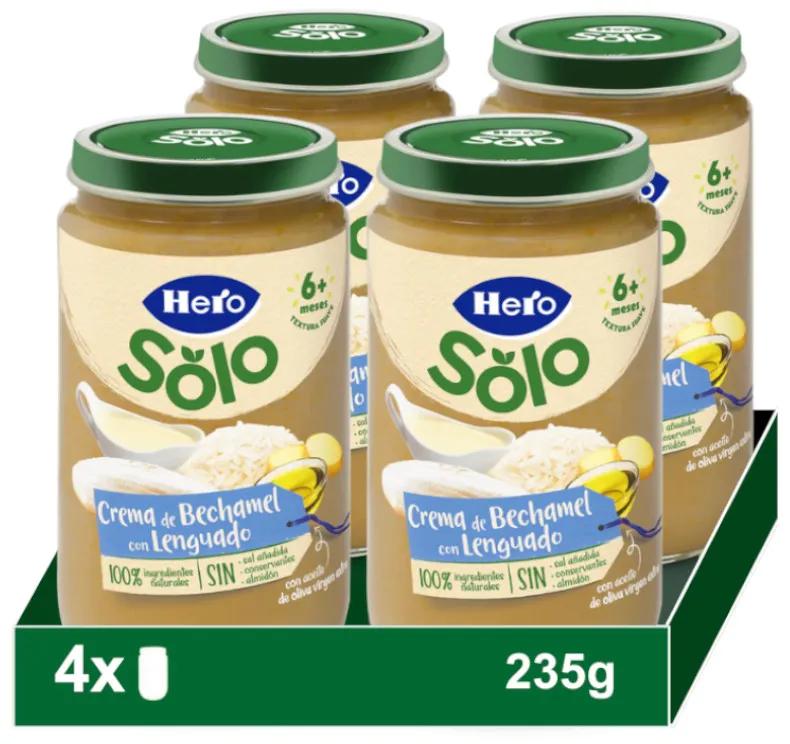 Hero Baby Pot Bechamel Crème met Zool +8m 4x235 gr