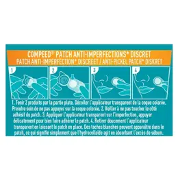 Compeed Patchs anti-imperfections discrets hydrocolloides 15 unités