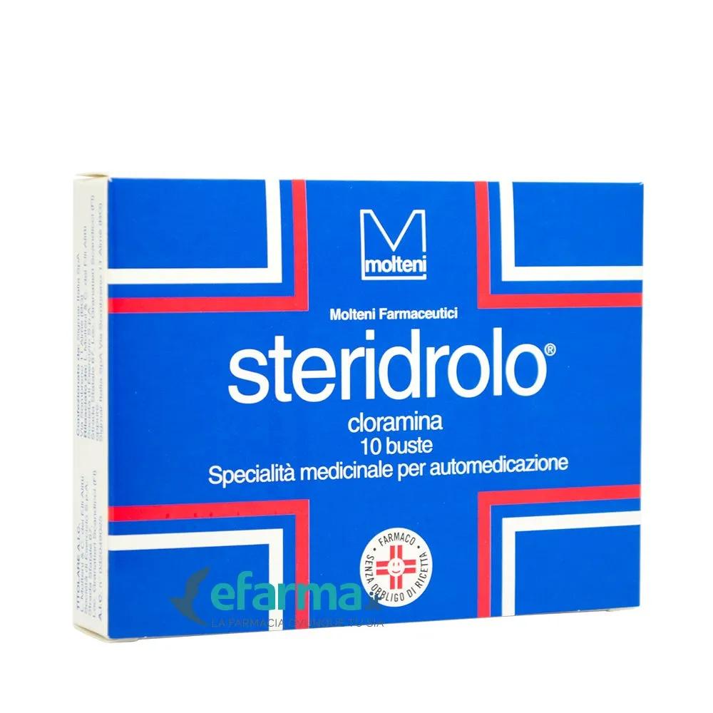 Steridrolo Polvere Cloramina Disinfettante 10 Bustine 5g