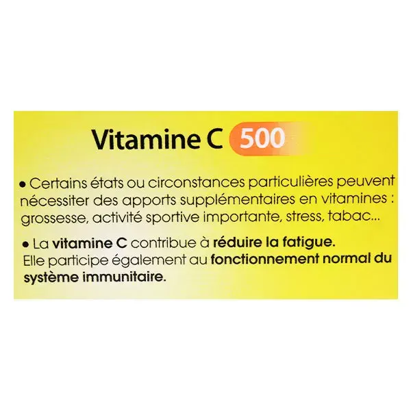 Juvamine vitamin C 500 without sparkling sugars 30 tablets
