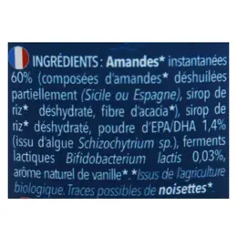 La Mandorle Boisson Instantanée en Poudre Lait d'Amande Omega Bio 800g