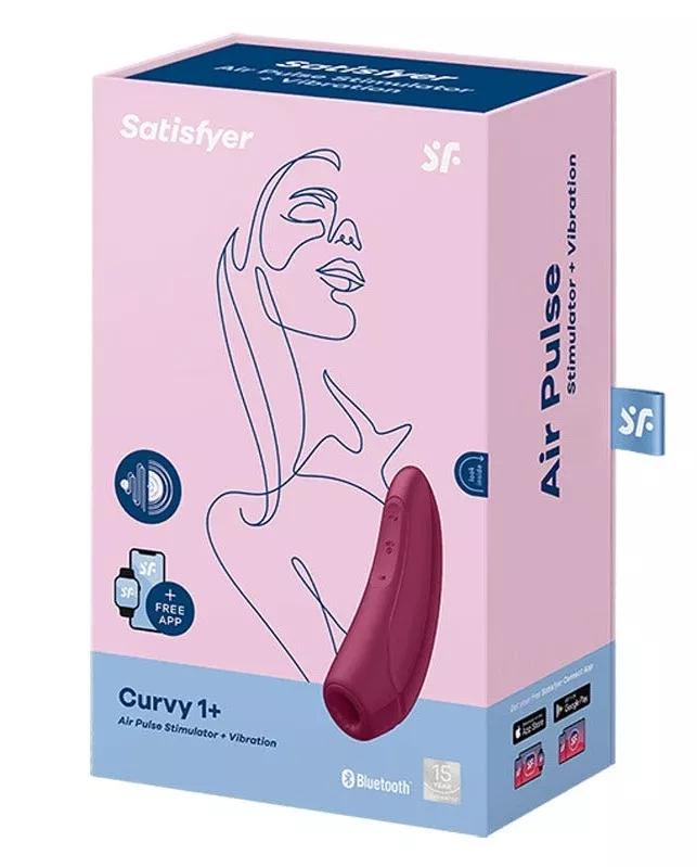 Satisfyer Curvy 1+ Estimulador Clítoris con App y Bluetooth Rosa 1 ud