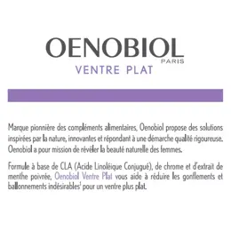 Oenobiol Ventre Plat Lot de 2 x 60 capsules