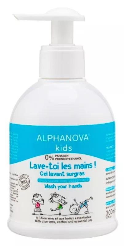 Alphanova gel Desinfectante Lávate Las Mãos Kids 300ml