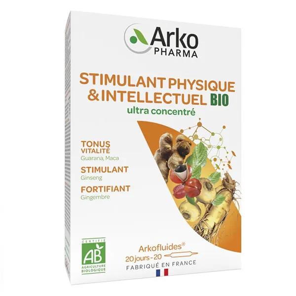 Arkopharma Arkofluides Estimulante Físico Bio 20 ampollas