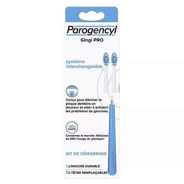 Fluocaril Spazzolino Interdentale Gingi Morbido Kit 1 Manico Durevole+ 2 Testine Sostituibili