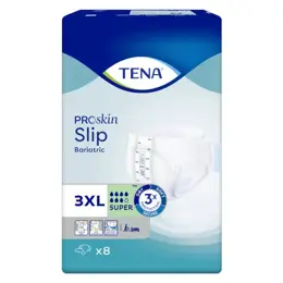 TENA Proskin Slip Bariatric Change Complet Super Taille 3XL 8 unités