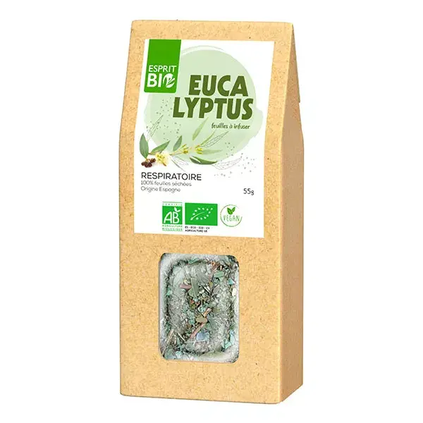 Esprit bio Eucalyptus à infuser bio, 55g