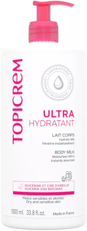 Topicrem Lait Corps Ultra-hydratant 1L