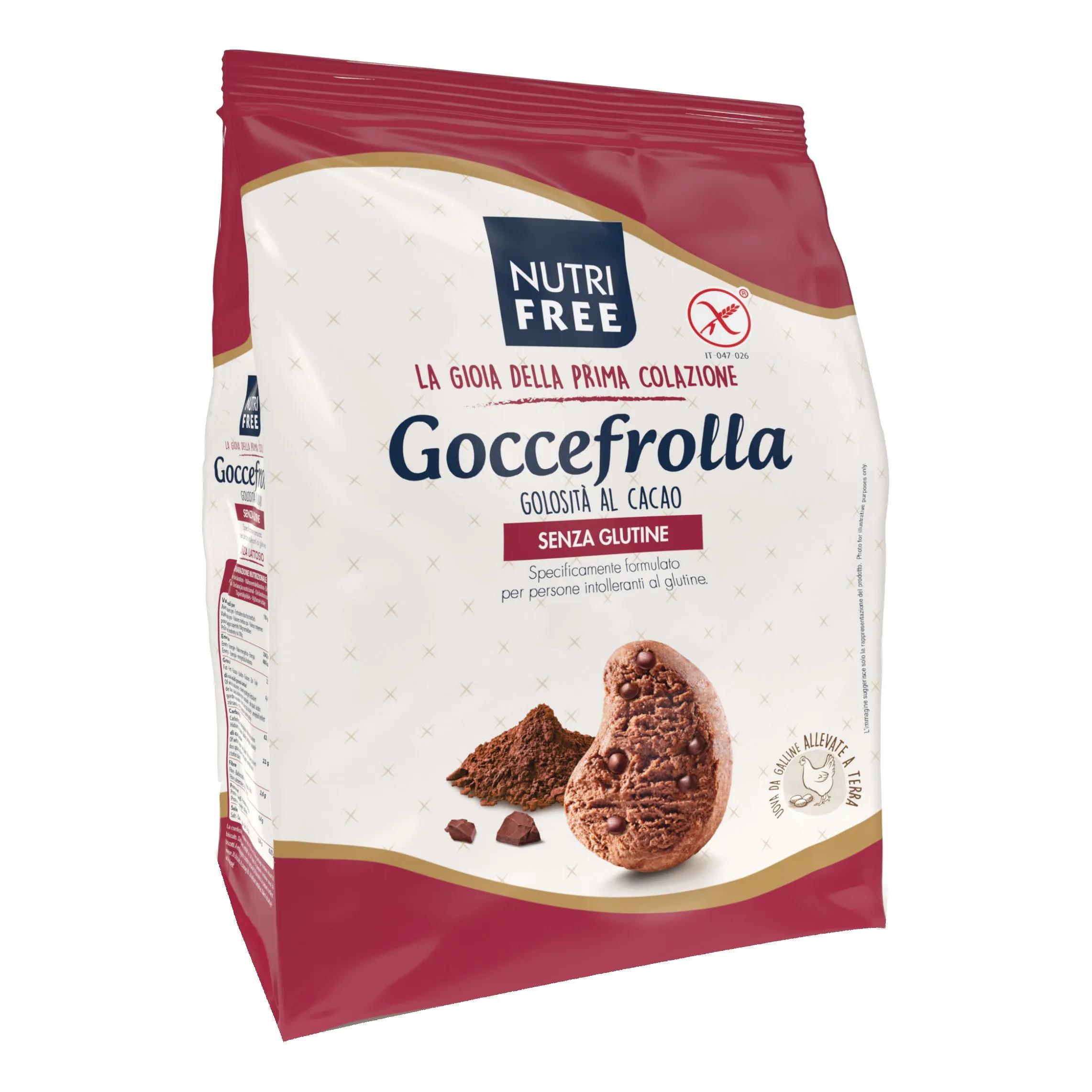 Nutrifree Gocciolotti al Cioccolato Biscotti Senza Glutine 400 g