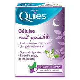 Quies Complément Alimentaire Nuit Paisible 30 gélules