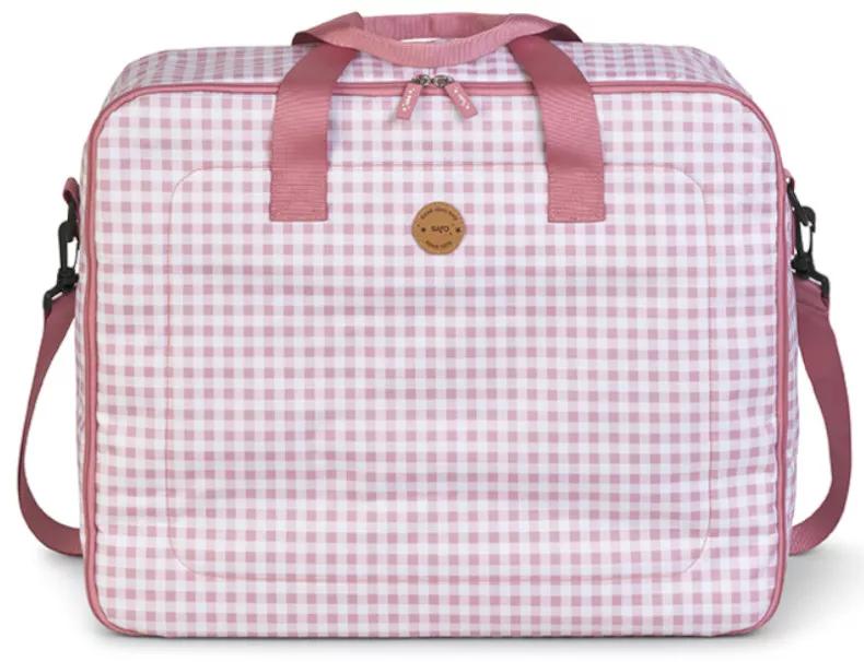 Saro Pink Vichy Children's Suitcase