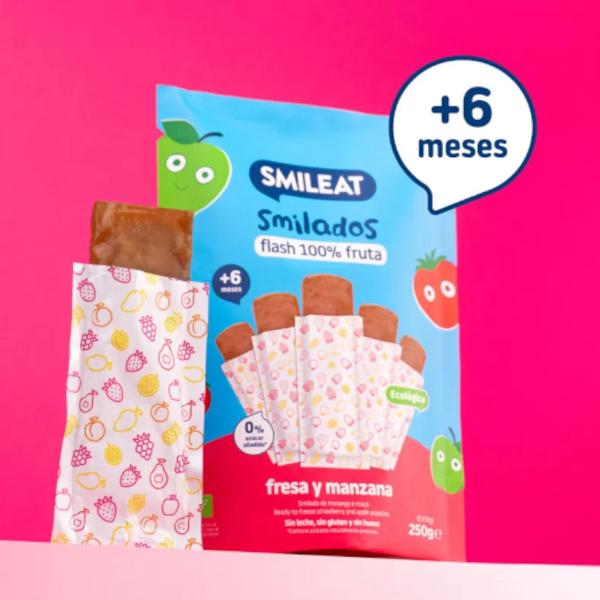 Smileat Smilado Erdbeere und Apfel ECO +6m 5x50 gr