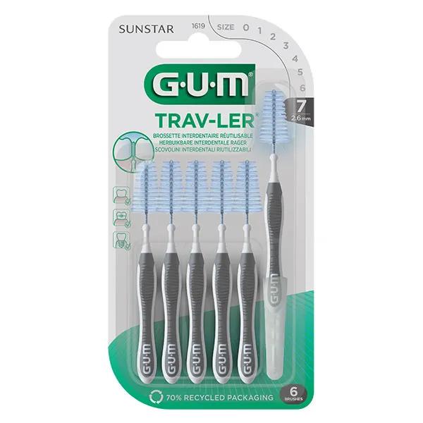 Gum Trav-Ler Cepillos Interdentales 2,6mm ref 1619