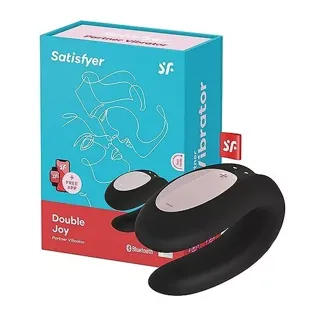 Satisfyer Double Joy Noir + Application gratuite