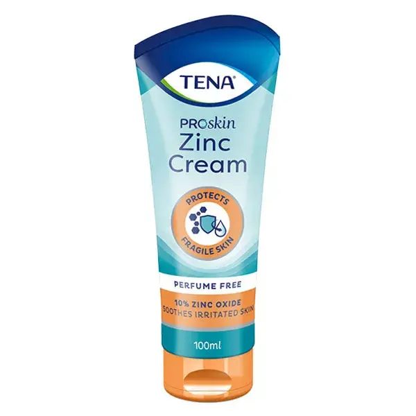 TENA Proskin Zinc Cream Protection et Soins 100ml