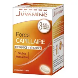 Juvamine Force Capillaire Croissance et Résistance 30 comprimés