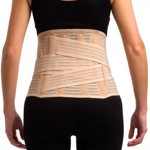 Prim Primspine Care+ Ceinture lombo-sacrée semi-rigide Double Tenseur en Croix lombaire Beige Taille S