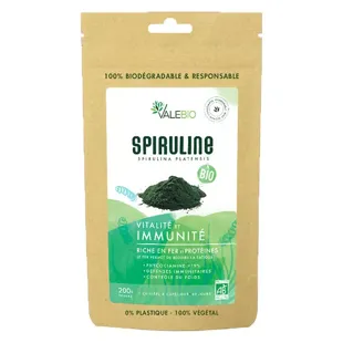 Valebio Spirulina in Polvere Bio 200g