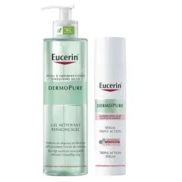 Eucerin Routine DermoPure contre les Imperfections et les Marques Post-Acné