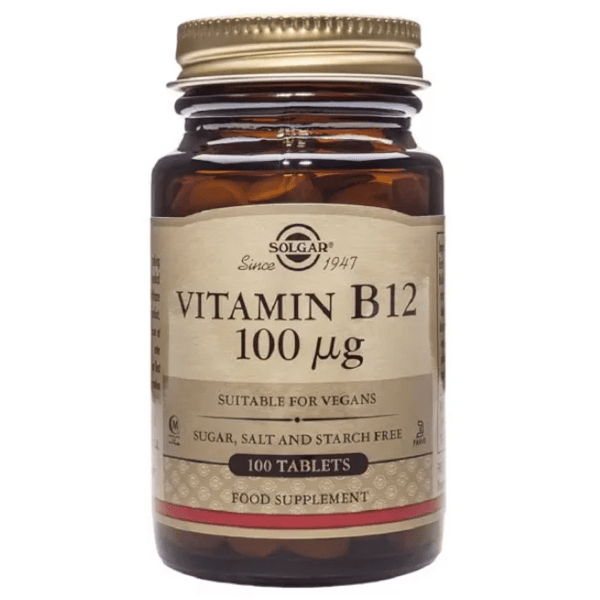 Solgar Vitamine B12 100 mcg (Cyanocobalamine) 100 c