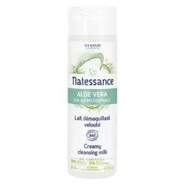 Natessance Aloe Vera Lait Démaquillant Velouté Bio 200ml